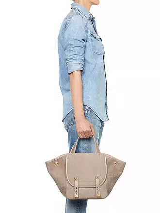 JEROME DREYFUSS | Sac en cuir - Sac à main STAN PANIER Medium | grau